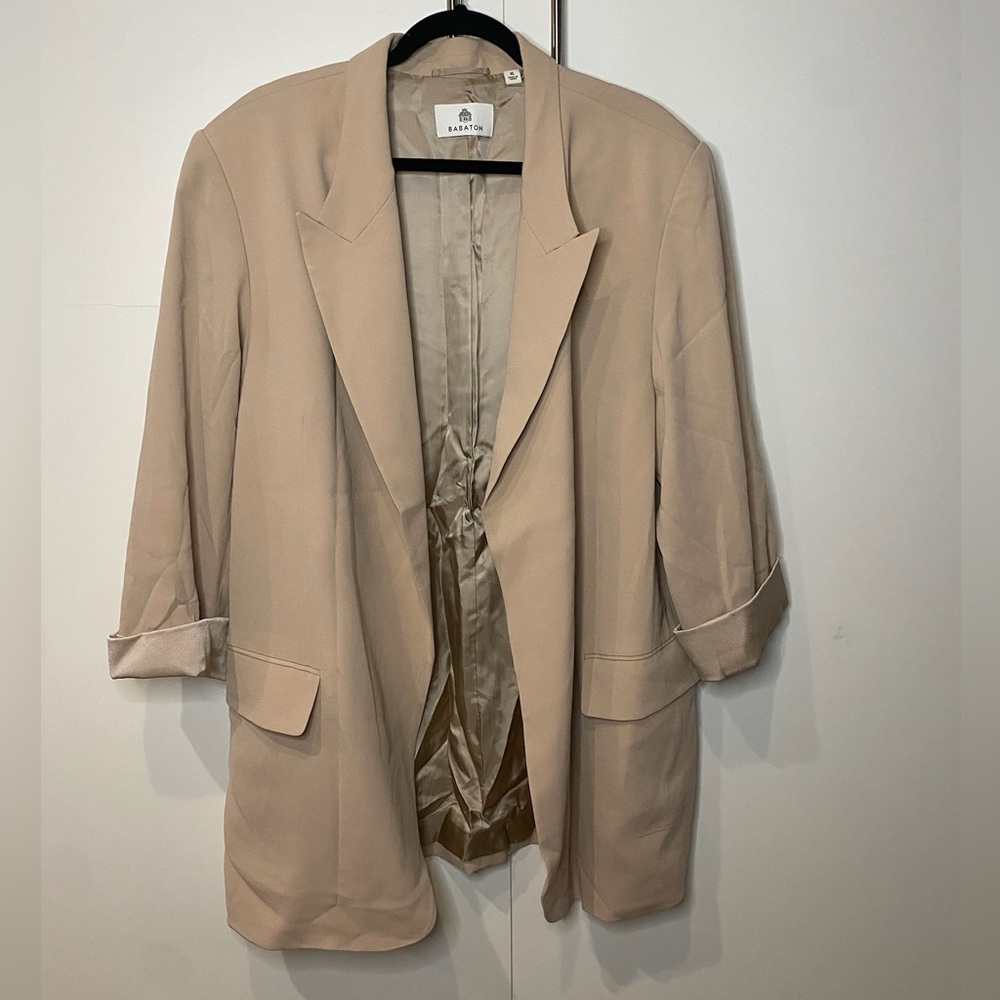 Babaton Tan Blazer Jacket